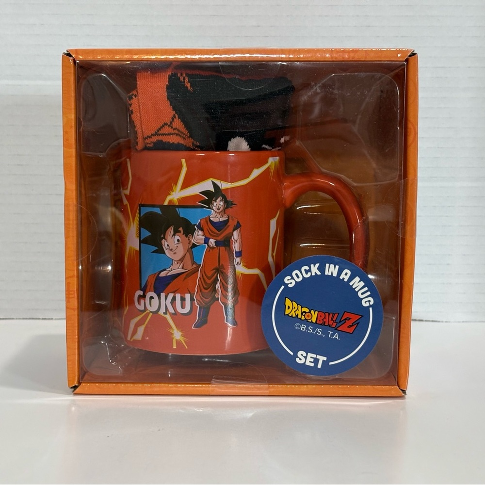 DragonBall Z GOKU collectible Sock in a mug set socks mugs cup